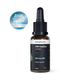 Hemptouch, Amber CBD kapljice 3 % (600 mg CBD), 20 ml