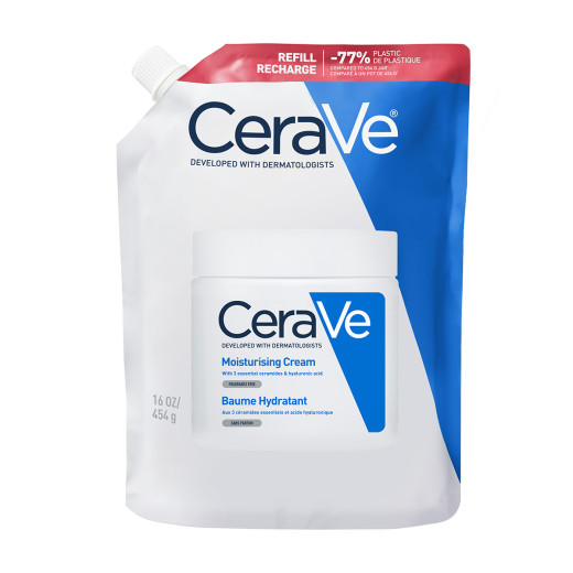 CeraVe, vlažilna krema za obraz in telo REFILL, 454 g