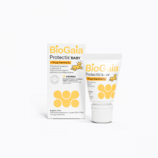 BioGaia, Protectis Baby mikrobiotične kapljice z vitaminom D, 10 ml