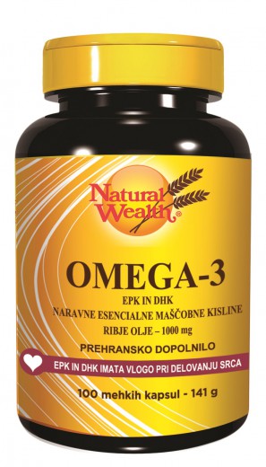 Natural Wealth, epa omega 3, 100 kapsul