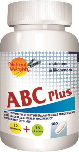 Natural Wealth, ABC plus, 100 tablet