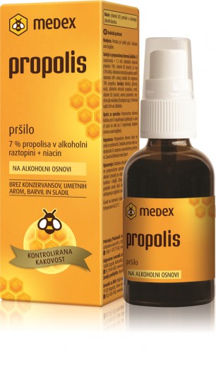 Medex, propolis na alkoholni osnovi, pršilo, 30 ml