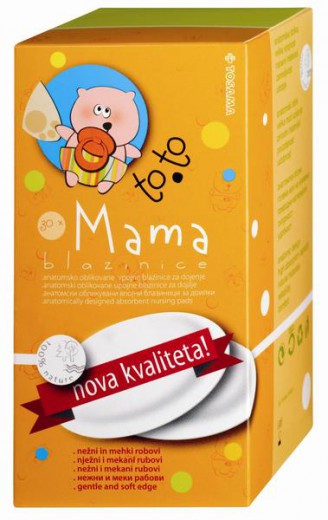 Blazinice za dojenje to.to mama, 30 kos