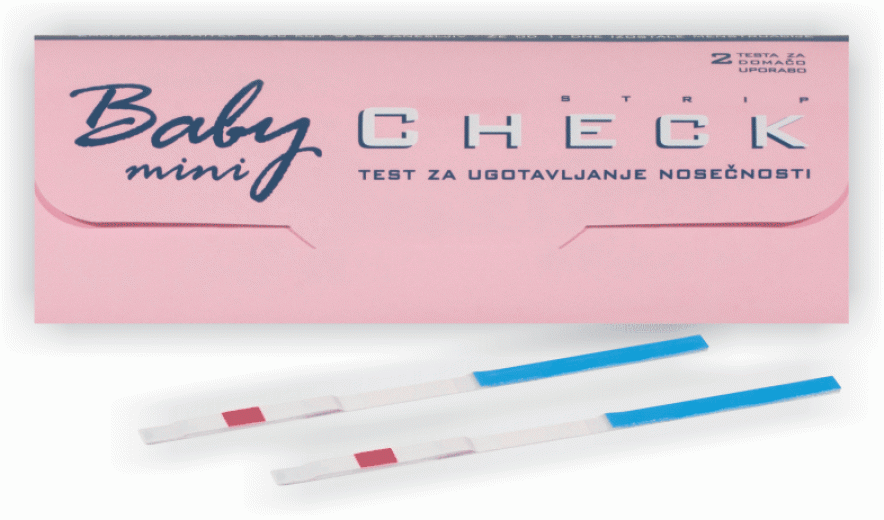 Mini test za ugotavljanje nosečnosti Baby Check