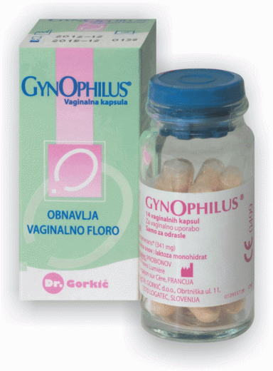 Gynophilus vaginalne kapsule, 14 kos