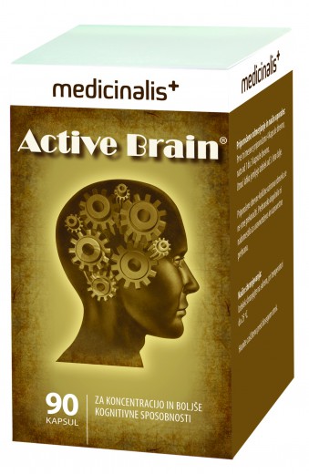 Medicinalis, prehransko dopolnilo, active brain, 90 kapsul