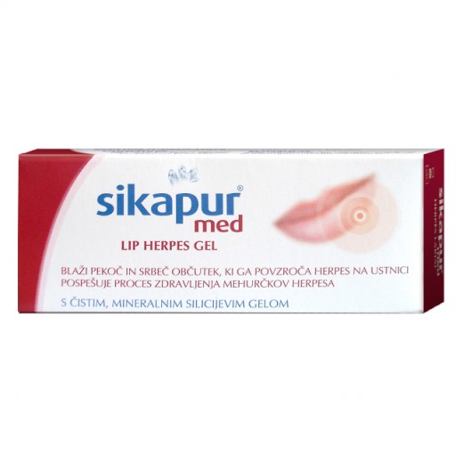 Sikapur med gel proti herpesu, 5 g