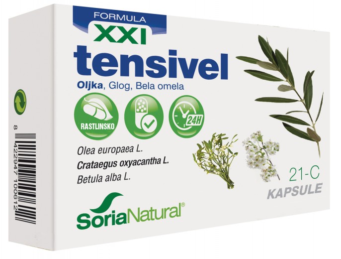 Soria Natural, tensivel XXI kapsule, 30 kapsul