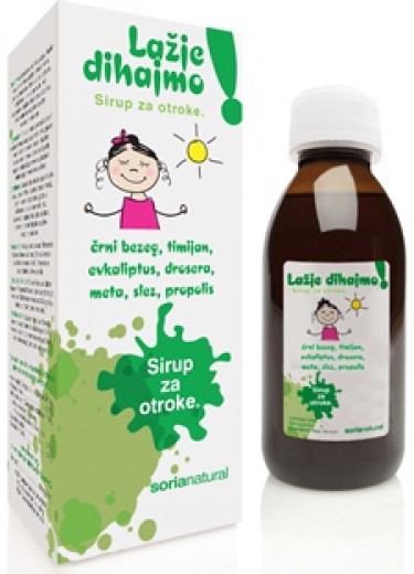 Lažje dihajmo! sirup za otroke, 150 ml