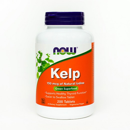 Now, kelp - jod, 200 tablet