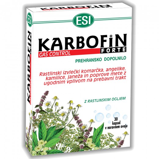 Esi, karbofin forte, kapsule, 30 kapsul