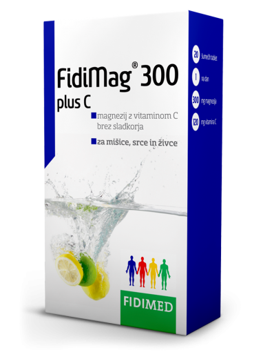 Fidimed, FidiMag 300, 20 šumečih tablet