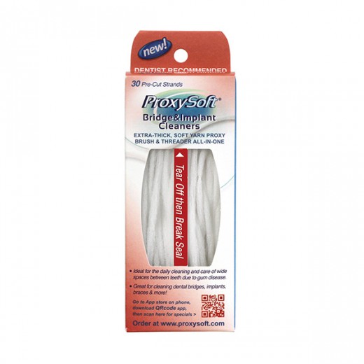 Zobna nitka ProxySoft Bridge and Implant, 30 nitk