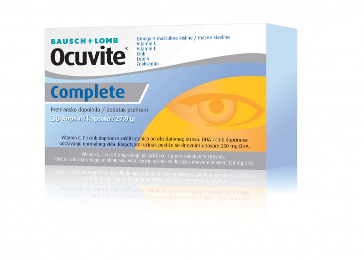 Bausch + Lomb, ocuvite complete, 30 kapsul