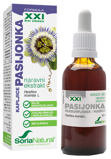 Soria Natural, pasijonka XXI kapljice brez alkohola, 50 ml