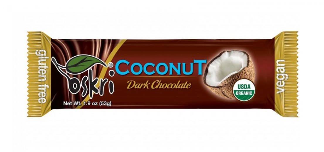 Kokosova rezina s temno čokolado Oskri, 53 g