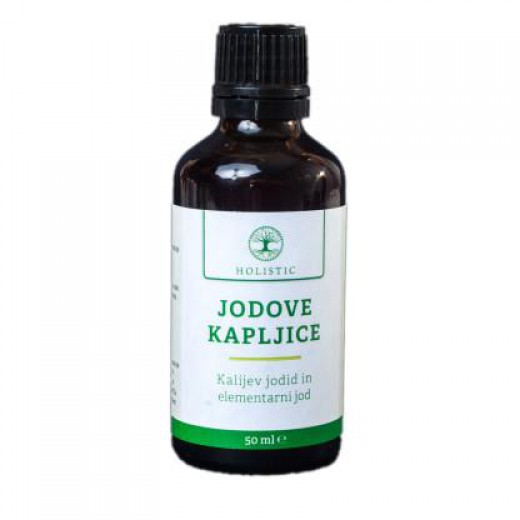 Holistic, jodove kapljice, 50 ml