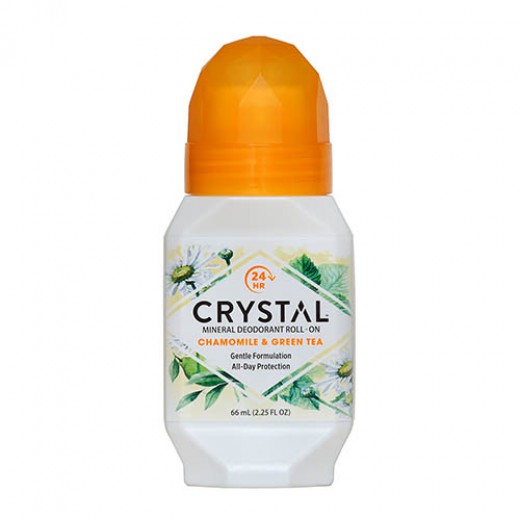 Crystal deodorant z vonjem kamilica z zelenim čajem (roll-on), 66 ml