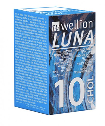 Wellion Luna merilni lističi za holesterol, 5 kom