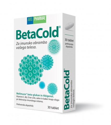 BetaCold z vitamini in minerali, 30 tablet