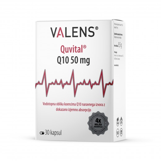 Valens, Quvital Q10 kapsule, 50 mg