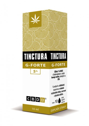 CBDex®, CBG kapljice G-FORTE 5% , 10 ml