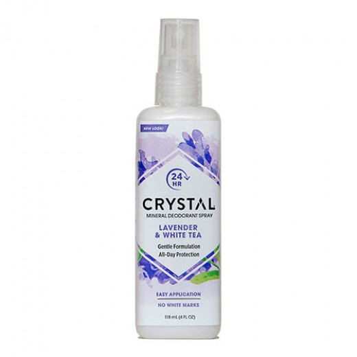 Crystal deodorant z vonjem sivka z belim čajem, (razpršilo), 118 ml