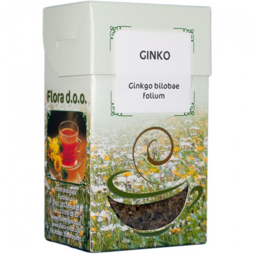 Ginko zeliščni čaj Flora, 50 g