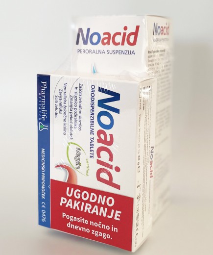 Pharmalife Research, noacid dvojček suspenzija + orodisp tablete