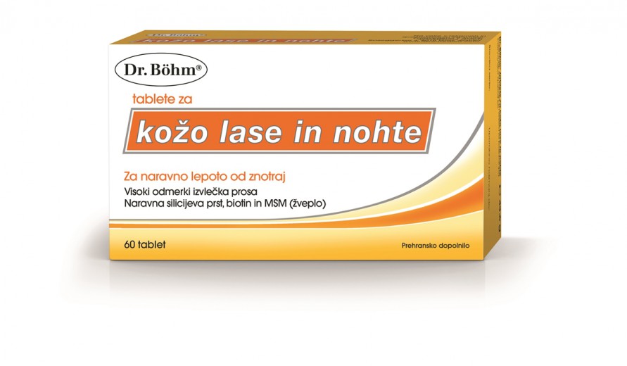 Dr. Böhm, tablete za kožo, lase in nohte, 60 tablet