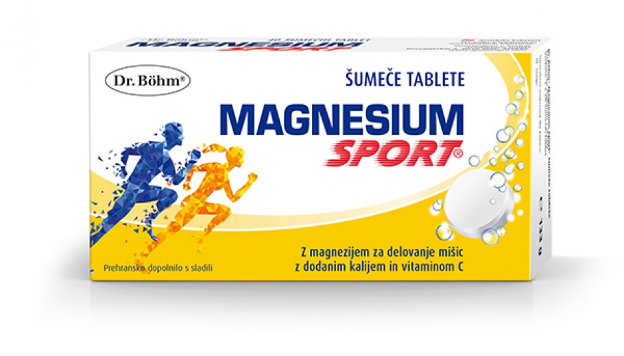 Dr. Böhm, magnesium sport, 40 šumečih tablet