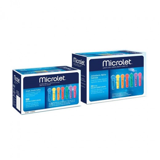 Lanceta MICROLET® za merjenje glukoze v krvi, 25 kom