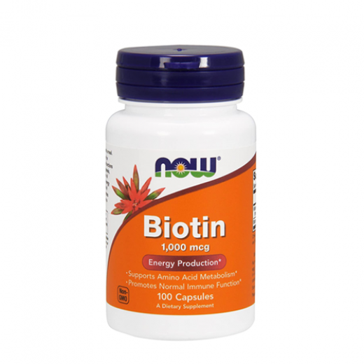 Now, biotin 1000µg, 100 kapsul