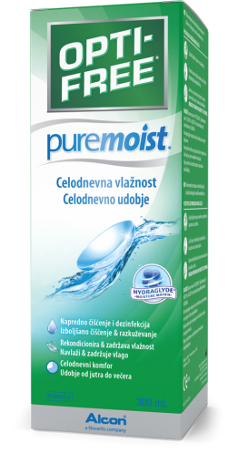 Opti Free PureMoist raztopina, 300 ml