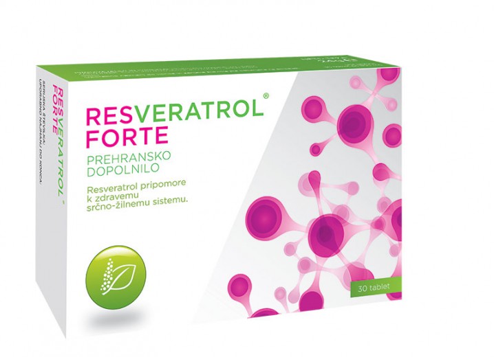 Pharmalife Research, resveratrol forte, 30 tablet