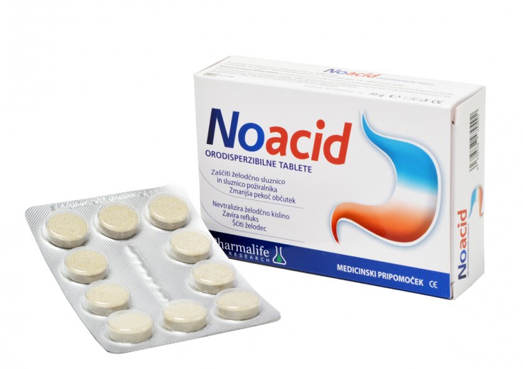 Pharmalife Research, noacid orodisperzibilne tablete, 30 tablet