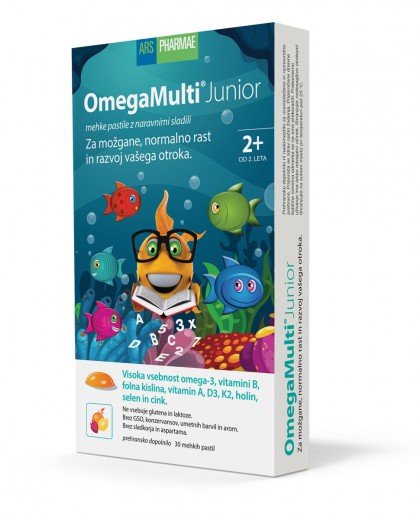 Omega Multi Junior, 30 mehkih pastil