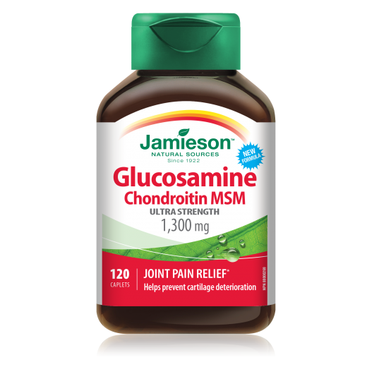 Jamieson, glukozamin, hondroitin in MSM, 120 tablet