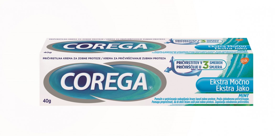 Corega pričvrstilna krema extra močna 40g