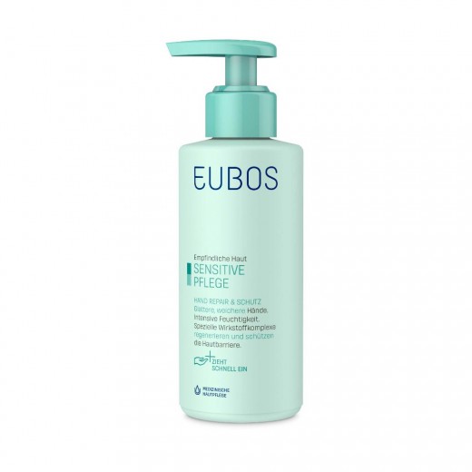 Eubos med, sensitive krema za roke, pumpica neguje in varuje 406, 150 ml