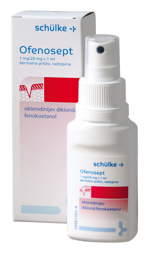 Ofenosept, 1 mg/20 mg v 1 ml dermalno pršilo, raztopina