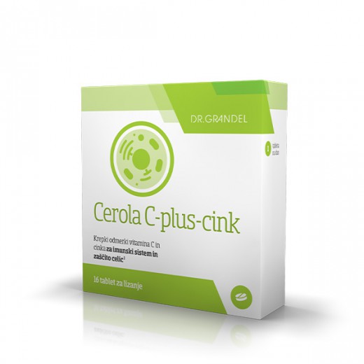 Dr. Grandel, cerola C - plus cink, 16 tablet