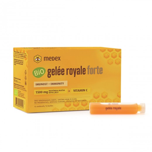 Medex, bio gelée royale forte, 10 stekleničk po 9 ml