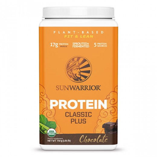 Proteini Sunwarrior Classic Plus čokolada, 750 g