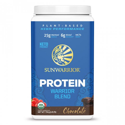 Proteini Sunwarrior Warrior Blend čokolada, 750 g