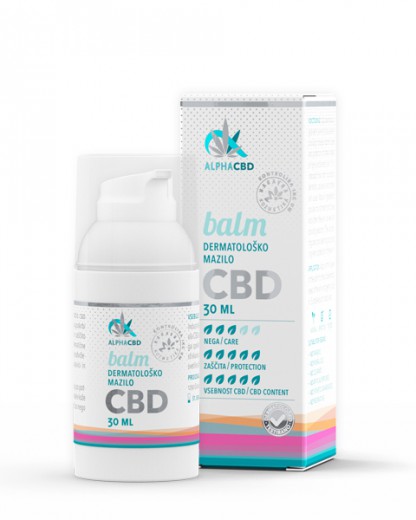 Dermatološko mazilo Balm, Alpha CBD, 30 ml