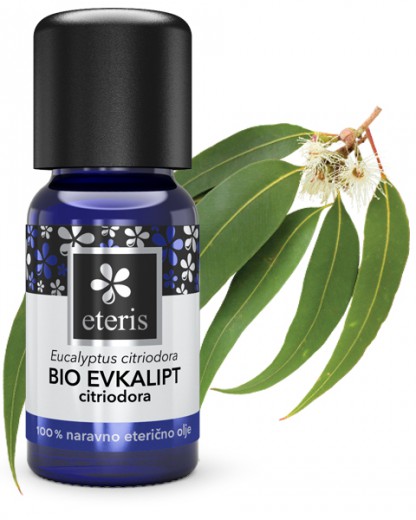 Evkalipt citriodora, bio eterično olje Eteris, 10 ml