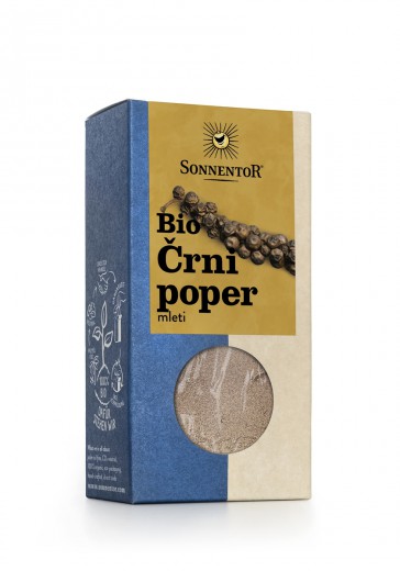 Bio začimba poper črni mleti Sonnentor, 50 g