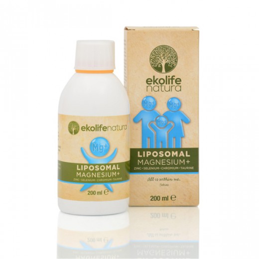 Ekolife natura liposomski vitamin Magnezij+, 200 ml