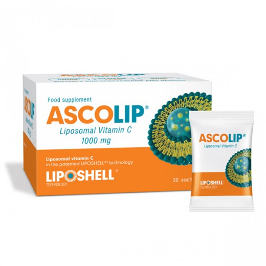 ASCOLIP® liposomski vitamin C 1000 mg, 30 vrečic